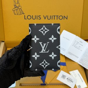 Alternative view of 320¥ Premium Full-Steel Wallet, Authentic Design, Top-Grain Cowhide, 163 Dynamic, Boutique-Matching Packaging, Complete Set as Pictured: Packaging, Certificate of Authenticity, Copper Electronic Tag, Gift Bag! M26072 Black